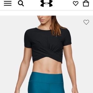 Under Armour twist front crop top
